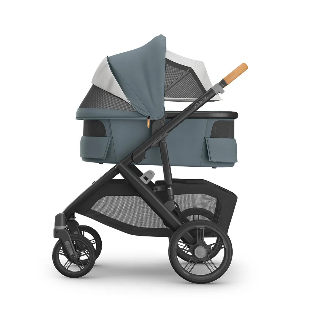 UPPAbaby Vista V3 in Dillan - Stone Blue with Mesa iSize Car Seat & Base