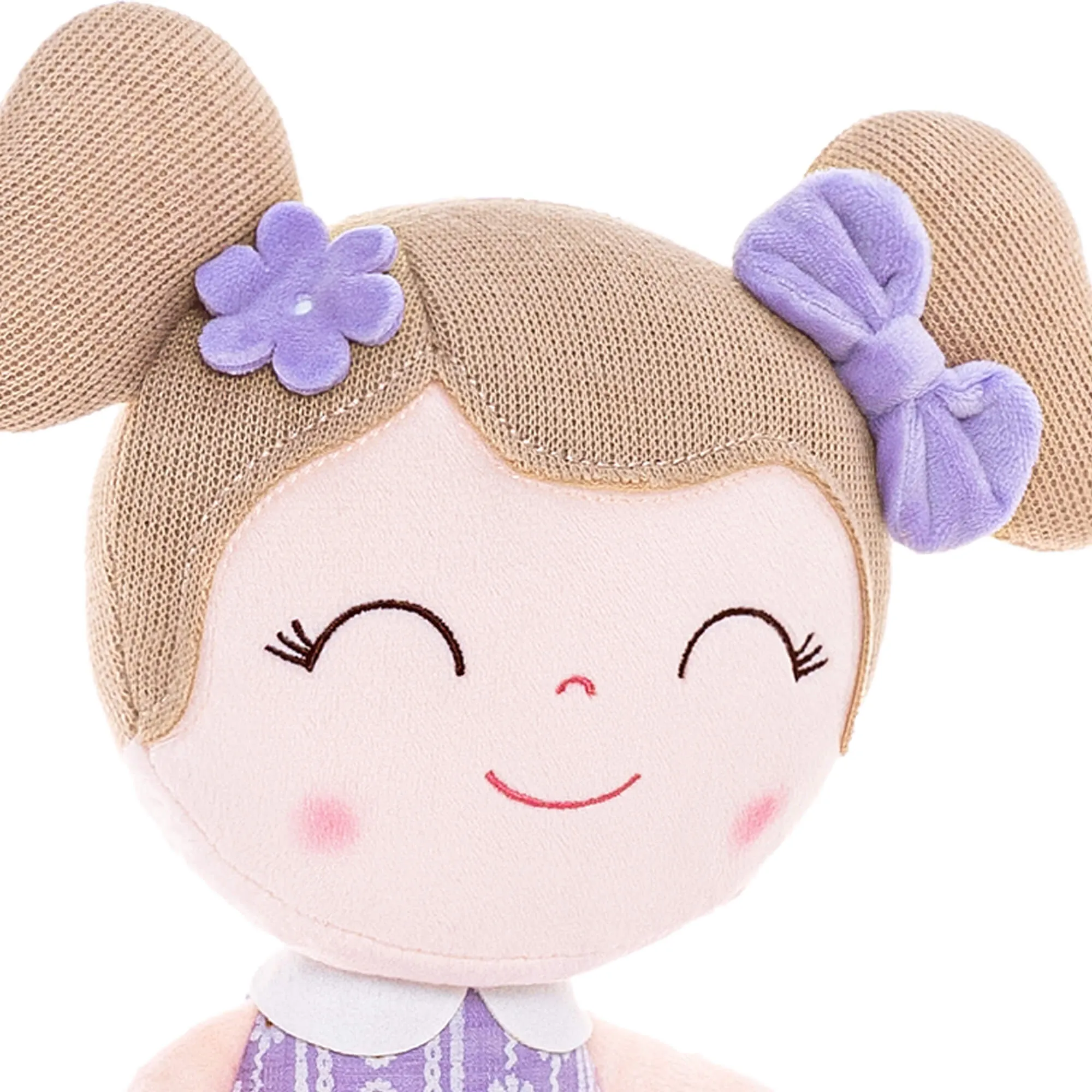 (US Only) Gloveleya 16-inch Baby Girl Gifts Plush Toy Daisy Doll Purple