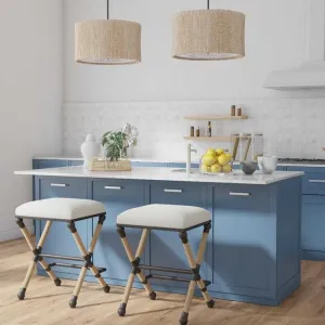 Uttermost Firth Oatmeal Performance Fabric Counter Stool