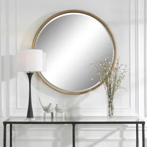 Uttermost Ranchero Natural Braided Rope Round Mirror