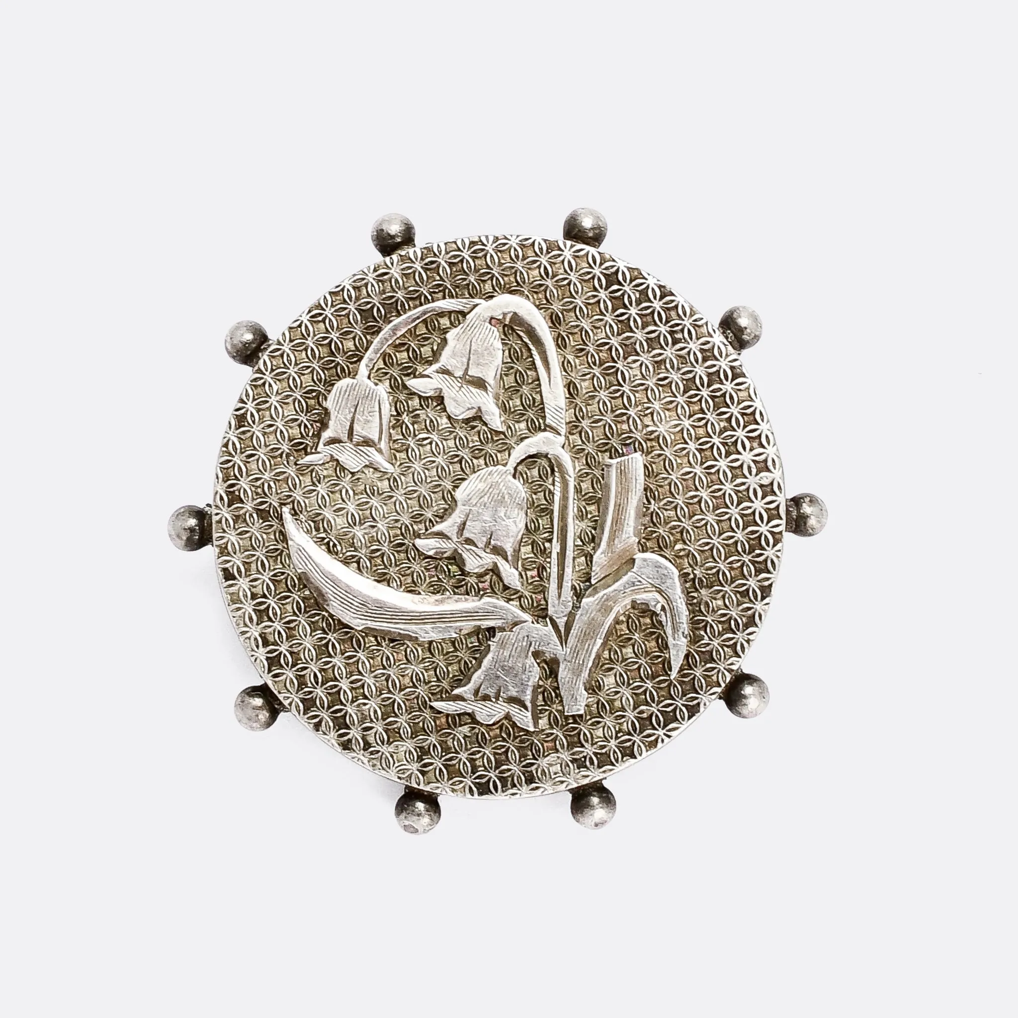 Victorian Lily of the Valley Brooch
