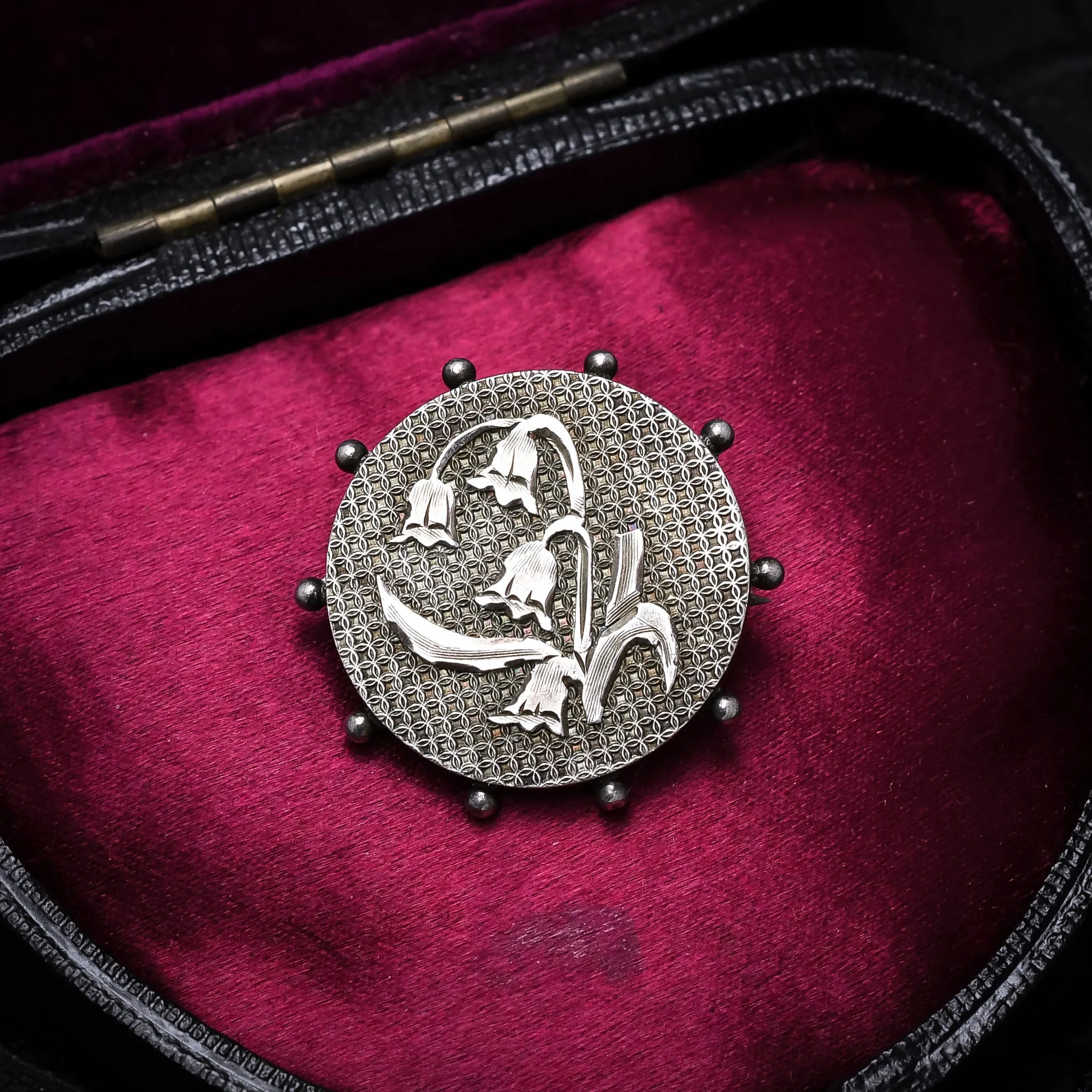 Victorian Lily of the Valley Brooch