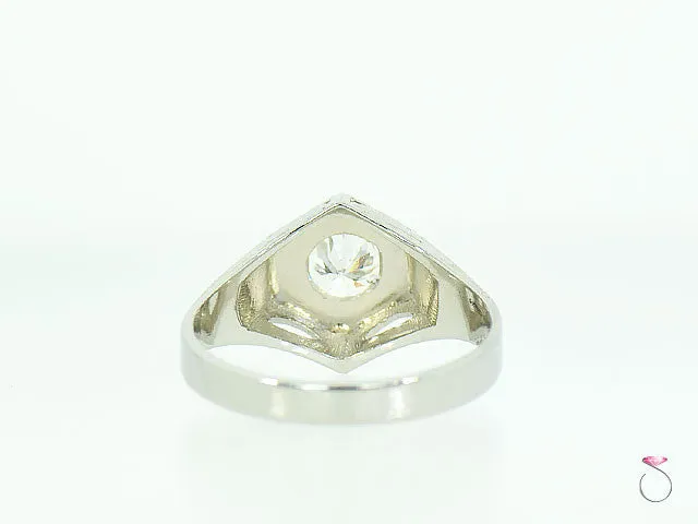 Vintage Art Deco Solitaire Diamond Engagement Ring