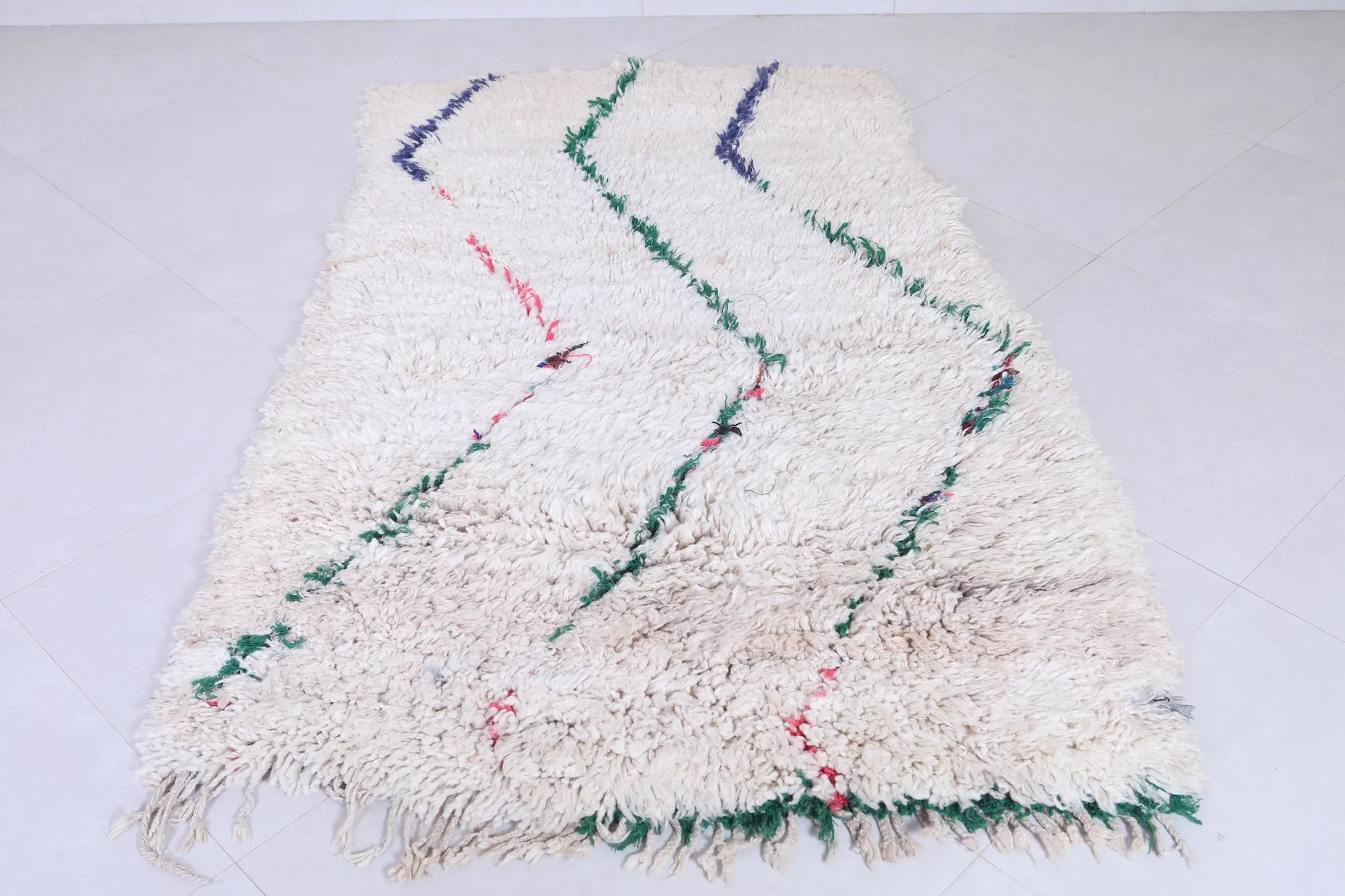 Vintage Berber Rug 4.1 X 6.5 Feet – Handwoven Moroccan Style