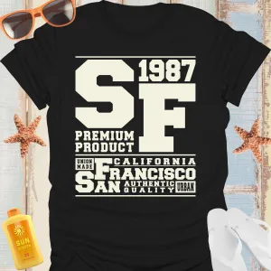 Vintage San Francisco 1987 Tee Premium Quality Shirt