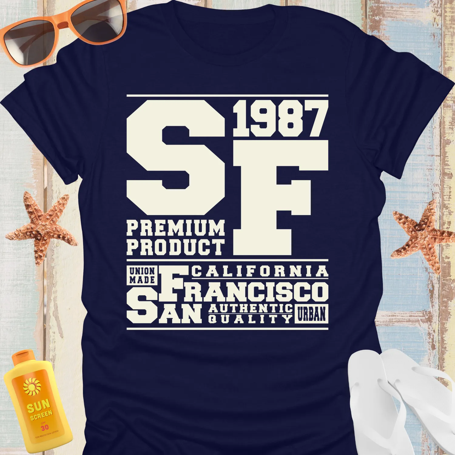 Vintage San Francisco 1987 Tee Premium Quality Shirt