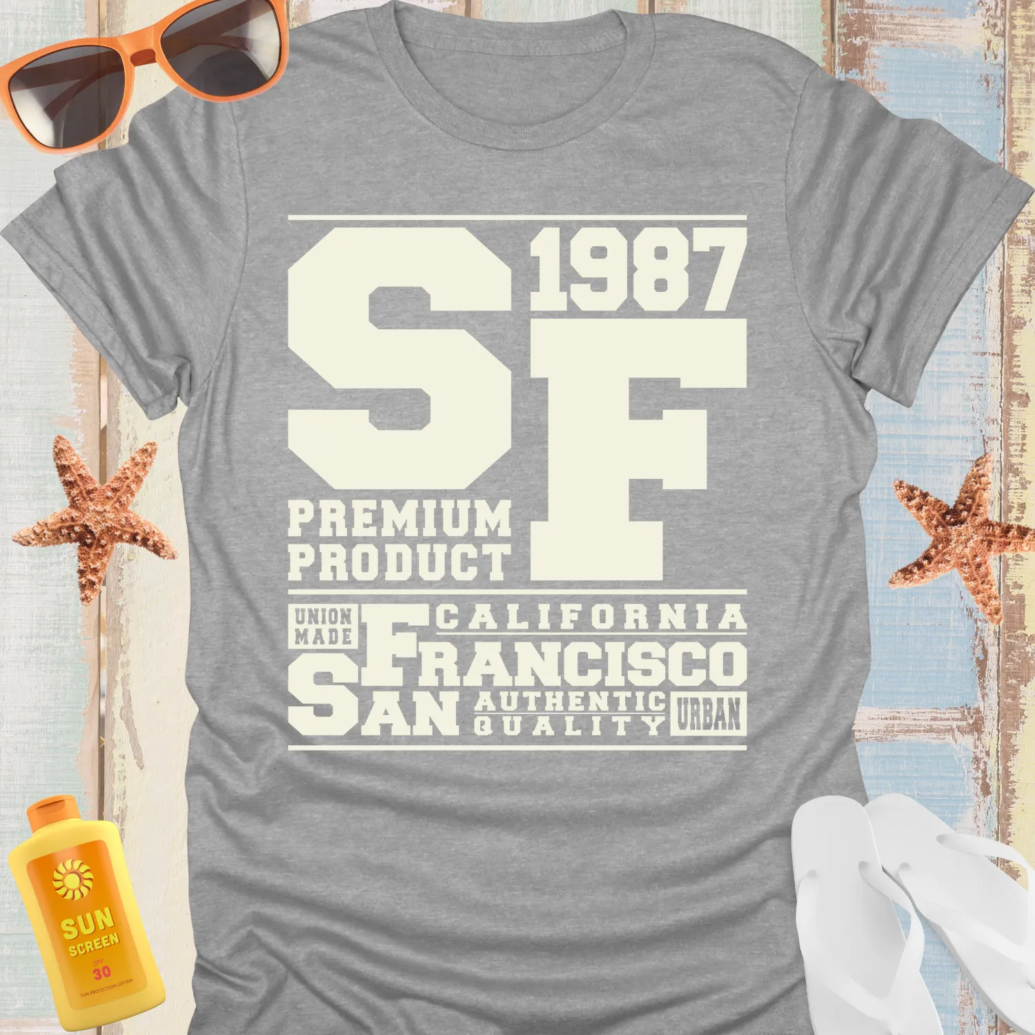 Vintage San Francisco 1987 Tee Premium Quality Shirt