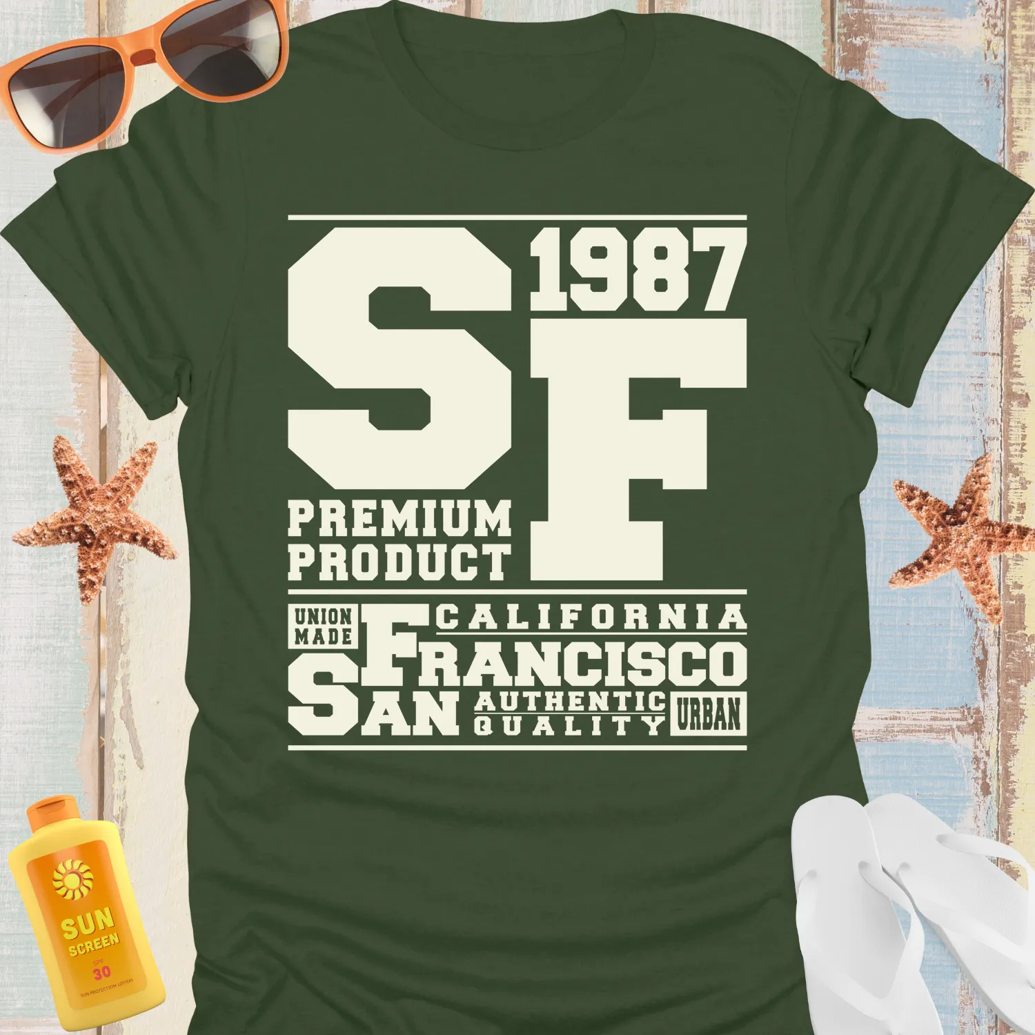 Vintage San Francisco 1987 Tee Premium Quality Shirt