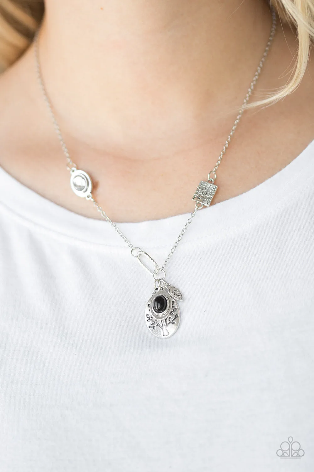 Wanderlust Way - Black Necklace