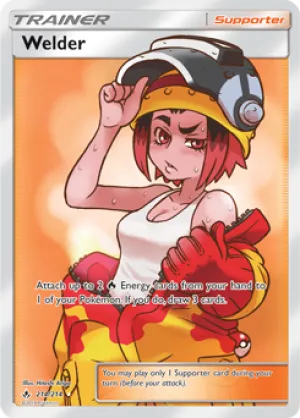 Welder 214/214 FULL ART RARE FOIL