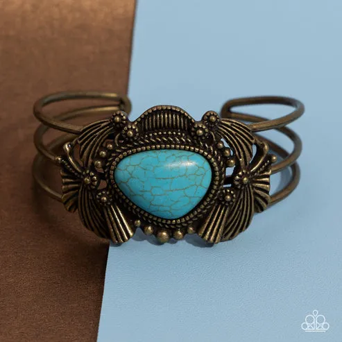 Western Wonderland  Brass Bracelet Paparazzi