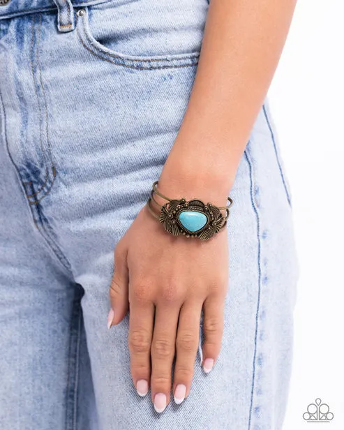 Western Wonderland  Brass Bracelet Paparazzi