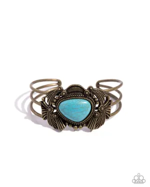 Western Wonderland  Brass Bracelet Paparazzi