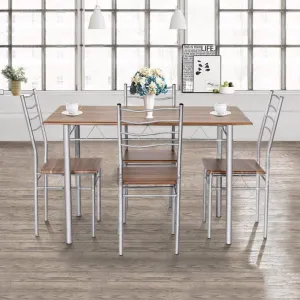 Westminster Modern 5 Pieces Dining Table Set 1 Wooden Dining Table with 4 Dining Chairs