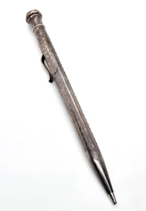 Whal Ever Sharp Art Deco Sterling Silver plated Antique mechanical pencil