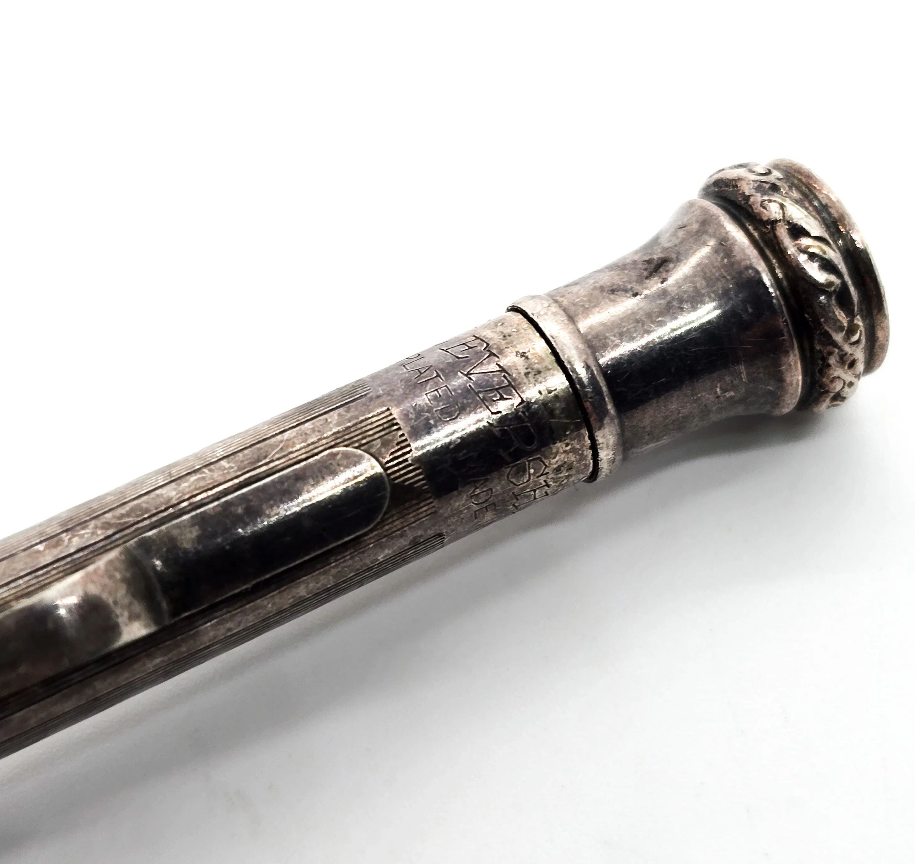 Whal Ever Sharp Art Deco Sterling Silver plated Antique mechanical pencil