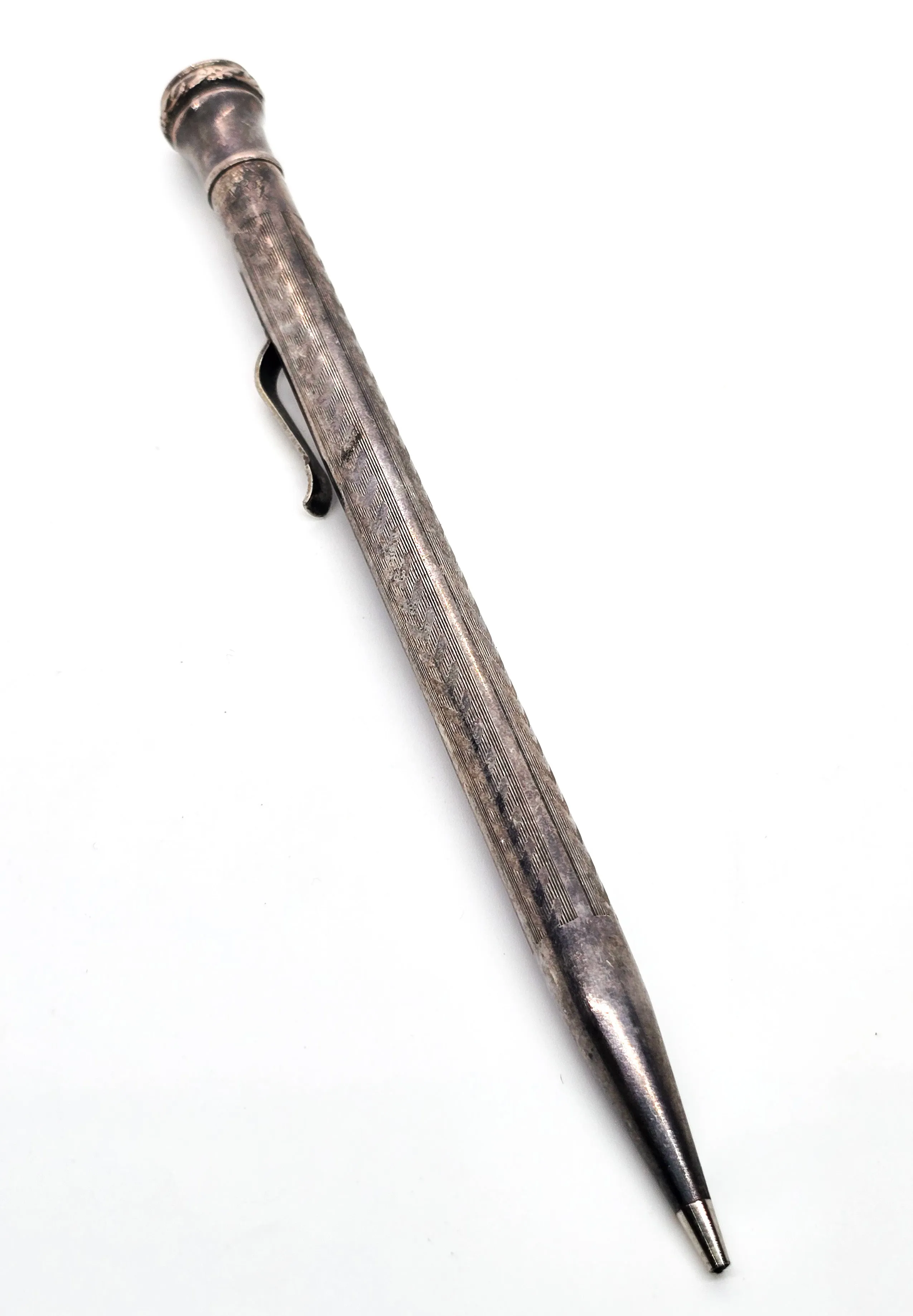 Whal Ever Sharp Art Deco Sterling Silver plated Antique mechanical pencil