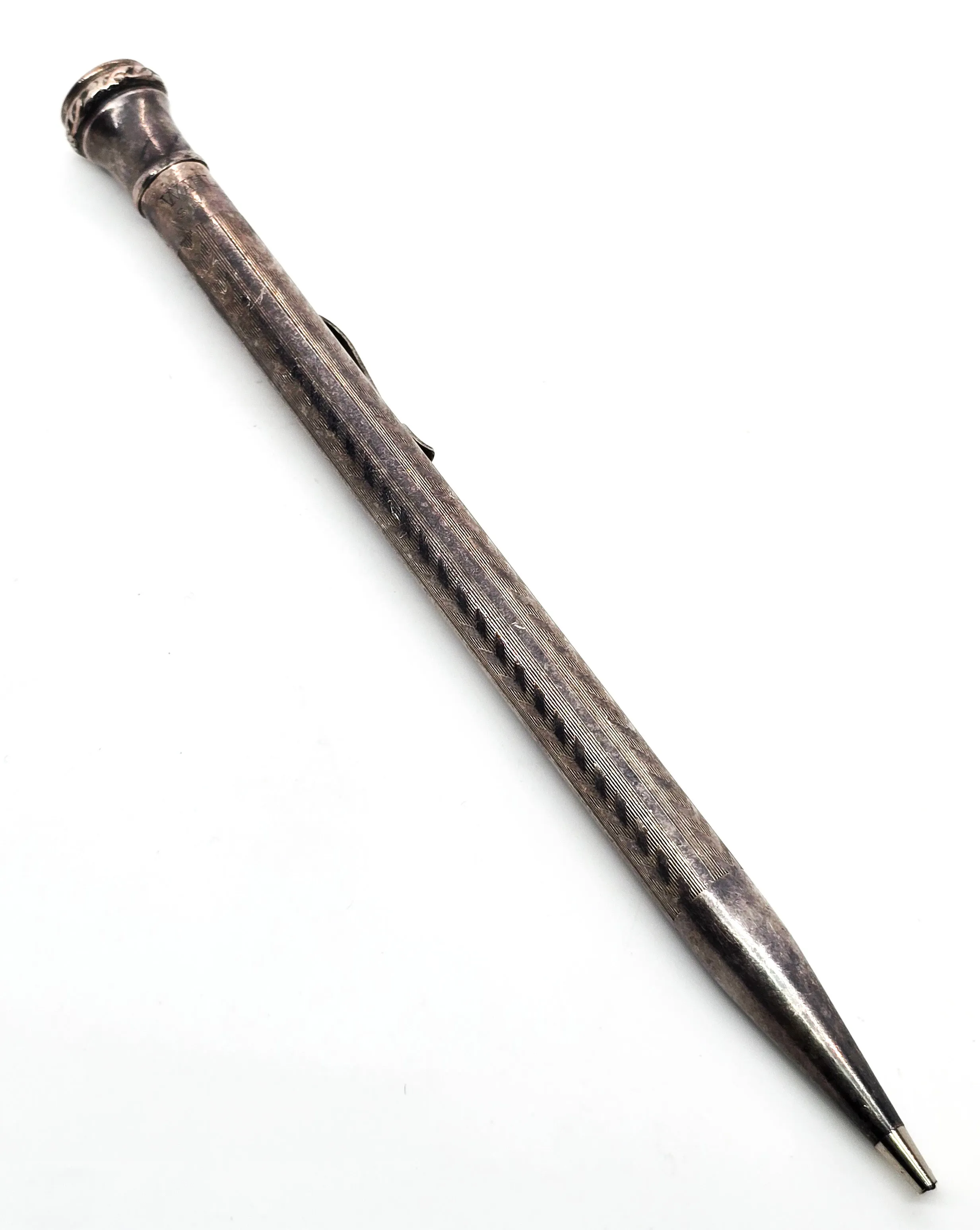 Whal Ever Sharp Art Deco Sterling Silver plated Antique mechanical pencil