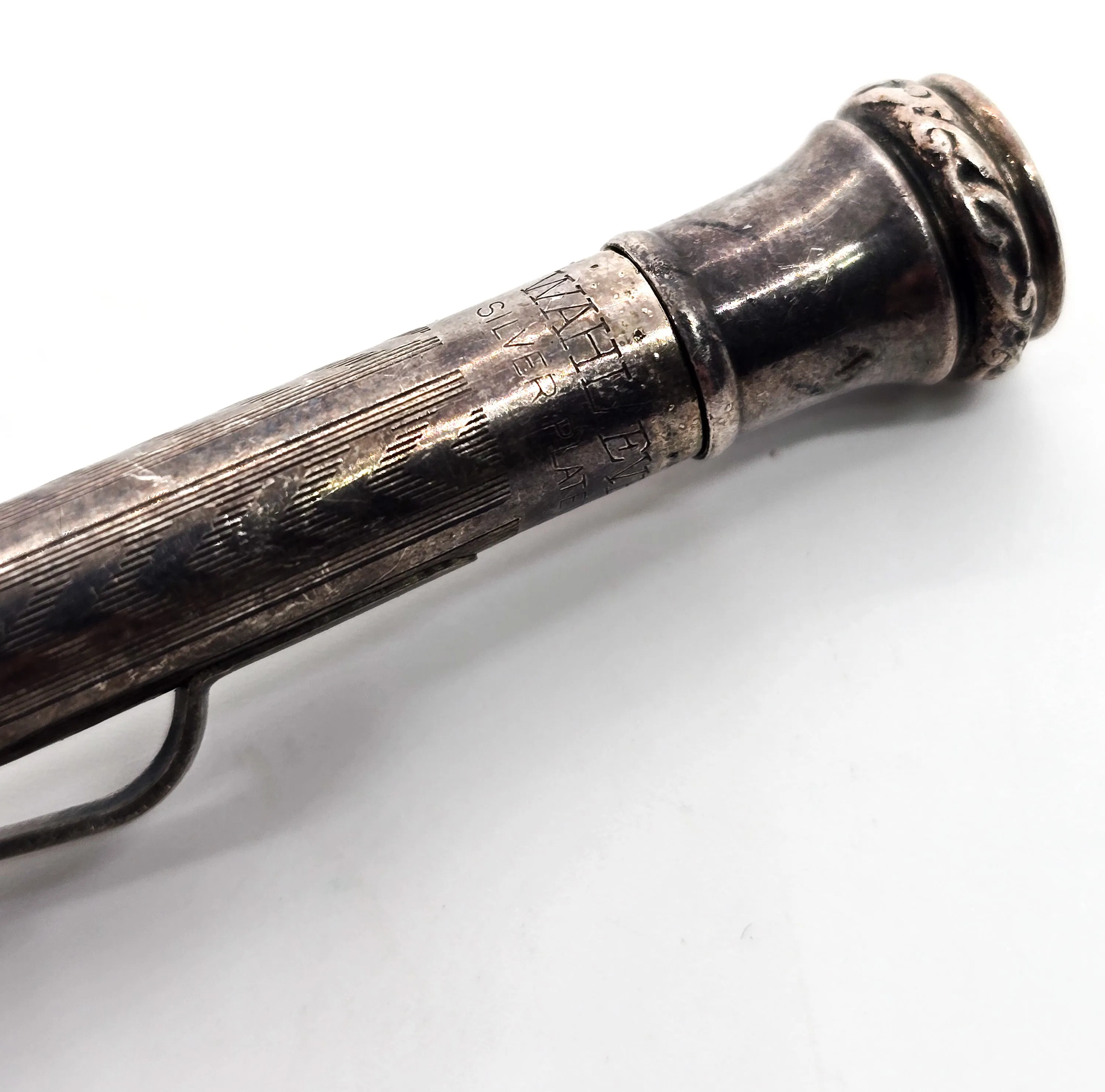 Whal Ever Sharp Art Deco Sterling Silver plated Antique mechanical pencil