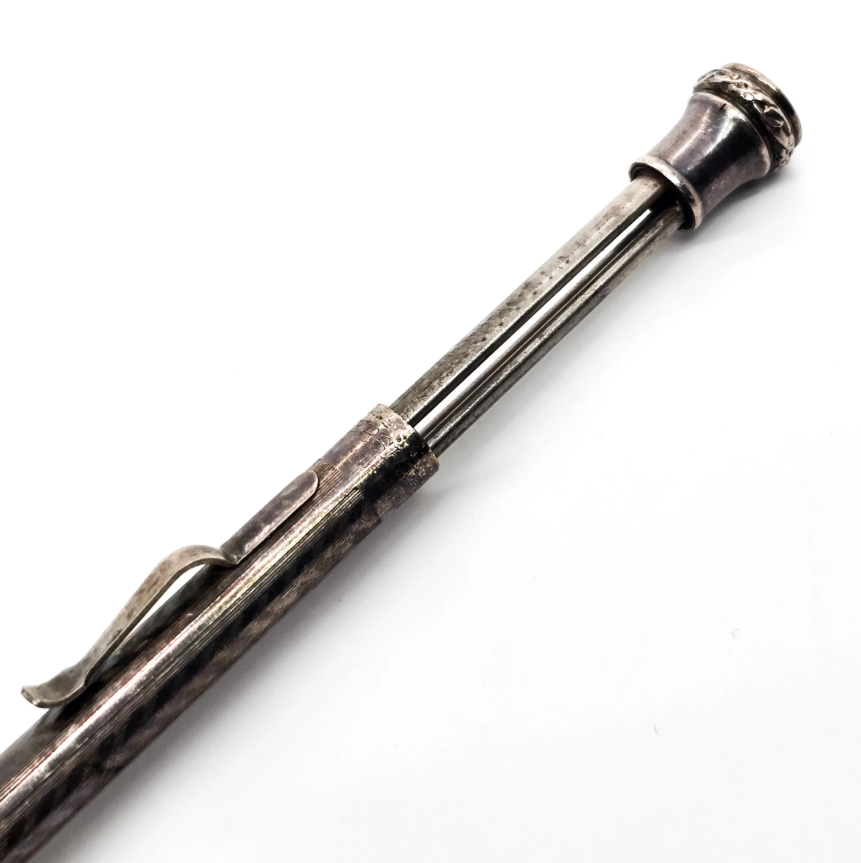 Whal Ever Sharp Art Deco Sterling Silver plated Antique mechanical pencil