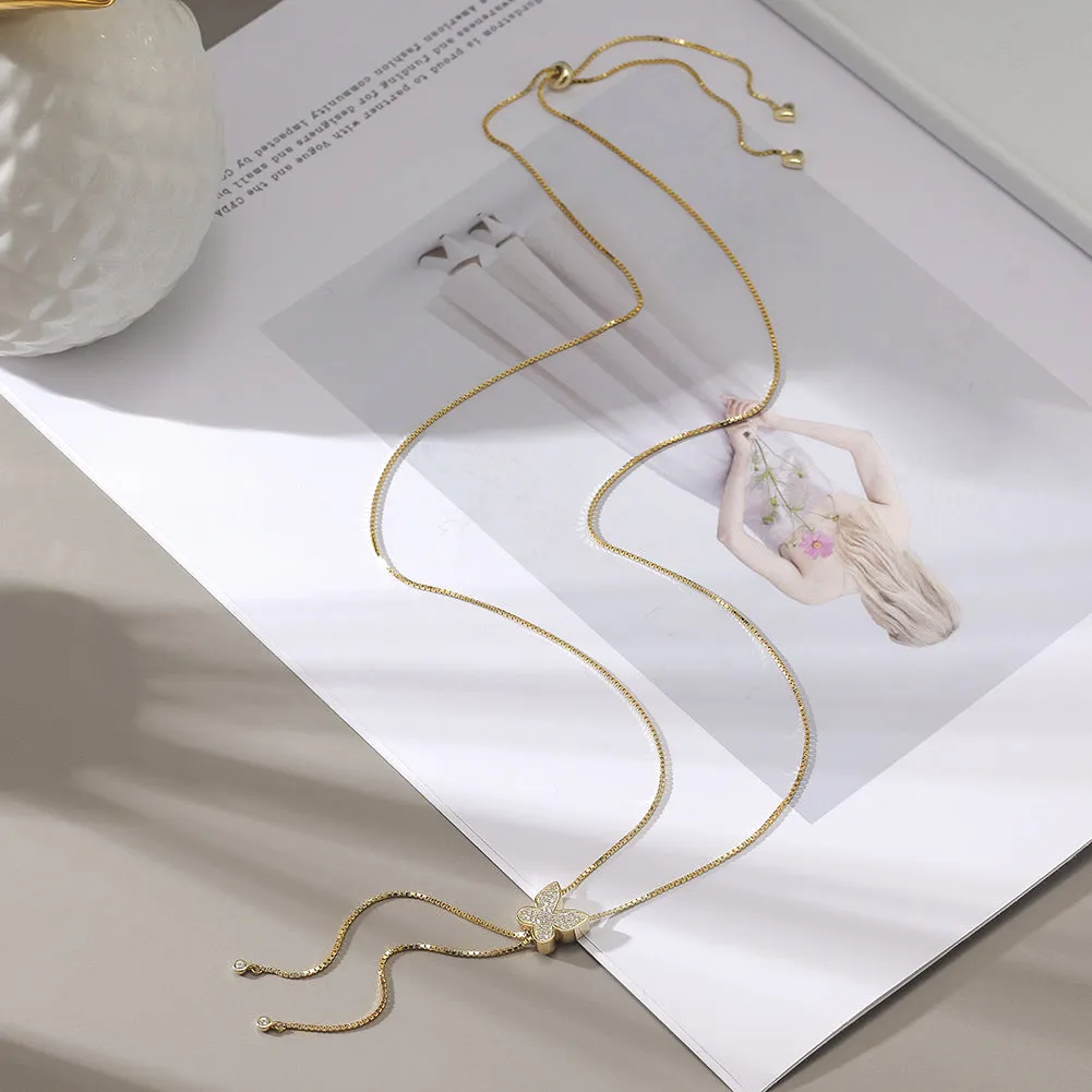 Whimsical Butterfly Necklace