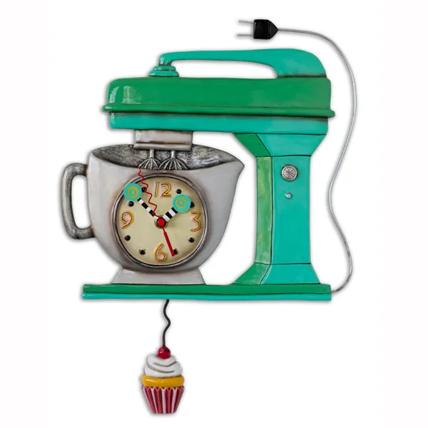 Whimsical Vintage Mixer Clock
