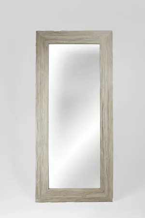 White Rustic Mirror