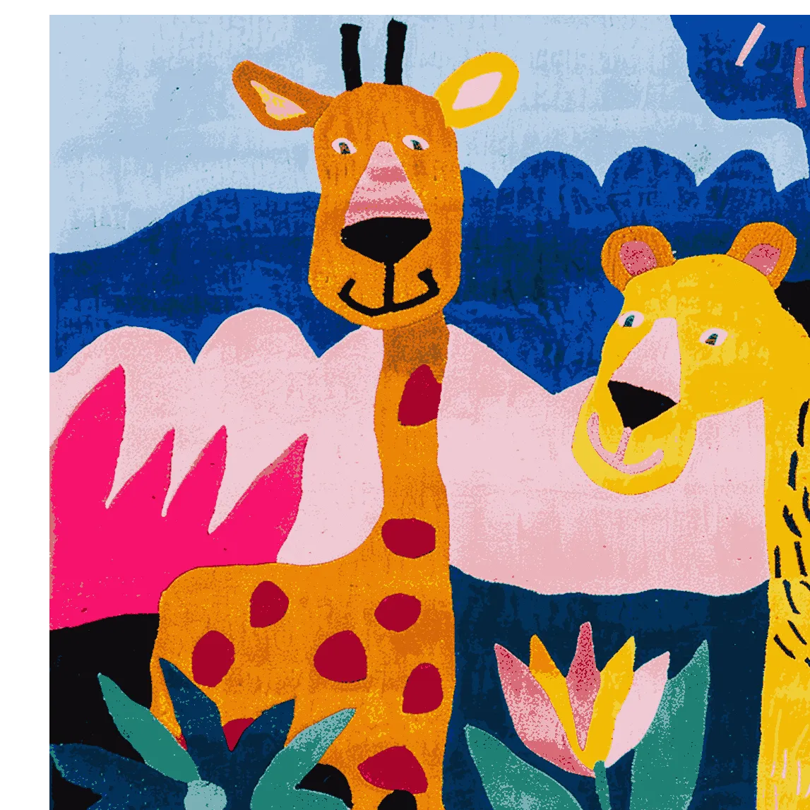 Wild & Whimsical Hand Tufted Rug
