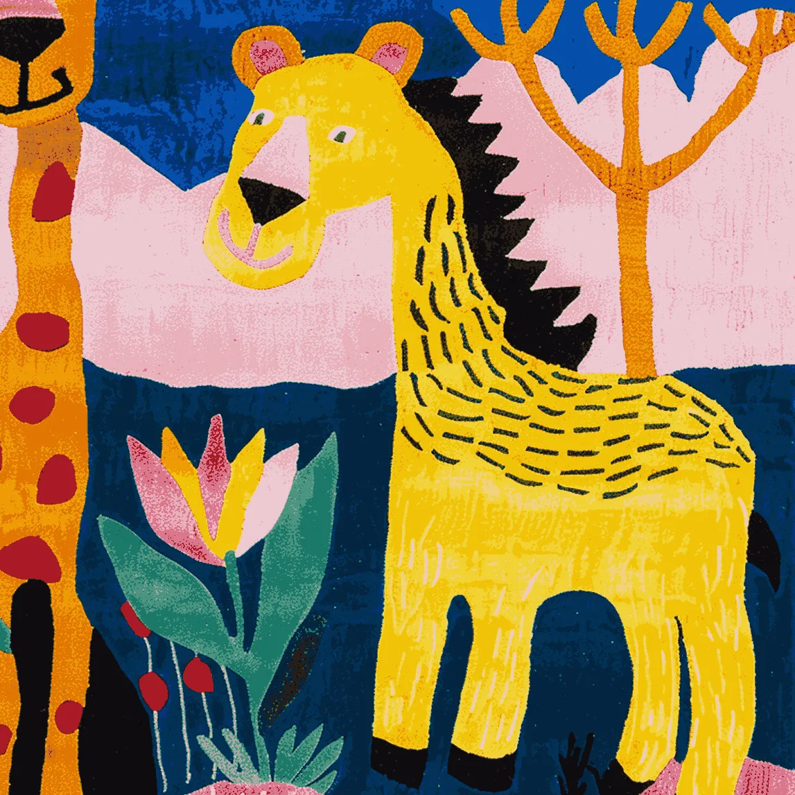 Wild & Whimsical Hand Tufted Rug