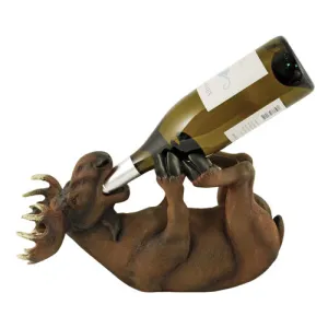 Wine Bottle Holder - Mischievous Moose