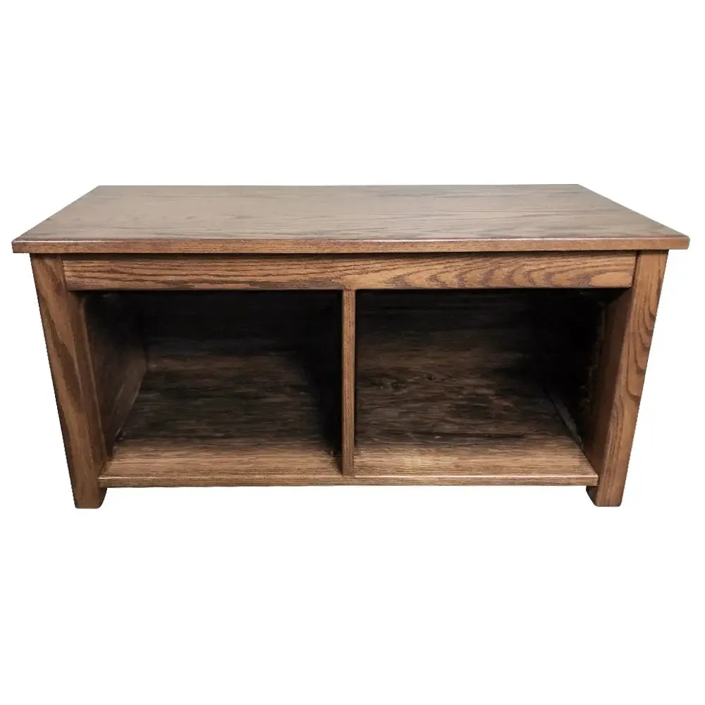 Wood Cubby Storage Bench
