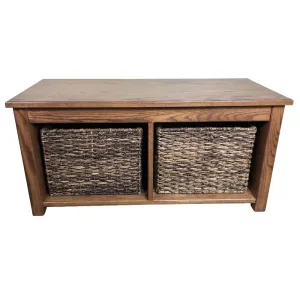 Wood Cubby Storage Bench
