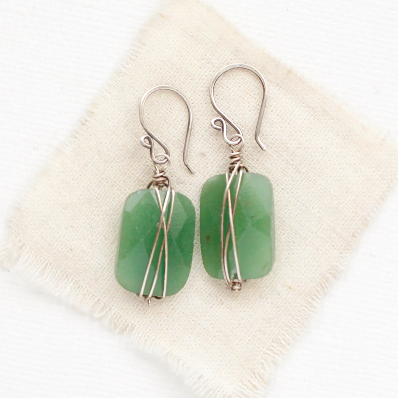 Wrapped Green Aventurine
