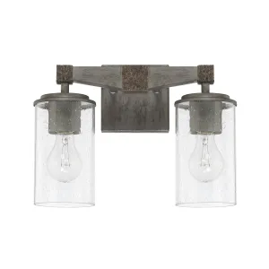 Zac Urban 2 Light Vanity- Grey